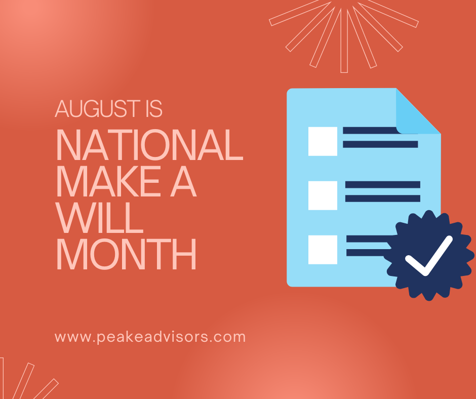 August Is National “Make a Will” Month Taylor & Company CPAs of Towson
